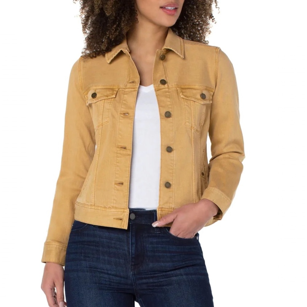 Liverpool Mustard Yellow Jean Jacket